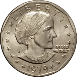 США 1 доллар 1979 год - Сьюзен Энтони (S)