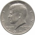 США 1/2 доллара 1973 год - Джон Кеннеди (без отметки МД)
