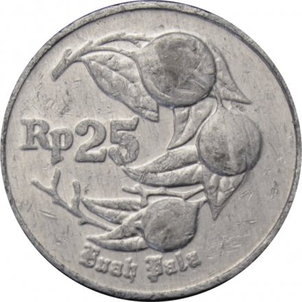 Индонезия 25 рупий 1994 год