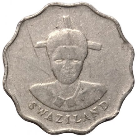 Свазиленд 5 центов 1992 год 