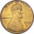 США 1 цент 1979 год - Авраам Линкольн (D)