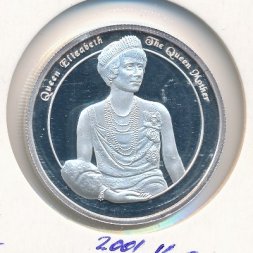 Теркс и Кайкос 5 крон 2001 год