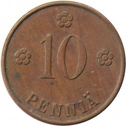 Финляндия 10 пенни 1926 год