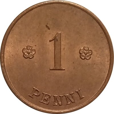 Финляндия 1 пенни 1924 год
