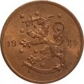 Финляндия 1 пенни 1924 год