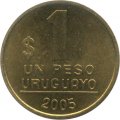 Уругвай 1 песо 2005 год