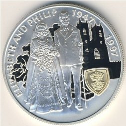 Фолклендские острова 5 фунтов 1997 год