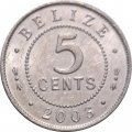 Белиз 5 центов 2003 год