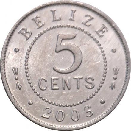 Белиз 5 центов 2003 год