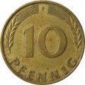ФРГ 10 пфеннигов 1950 год (F)