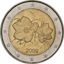 Финляндия 2 евро 2009 год - Морошка
