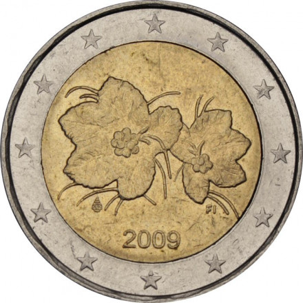 Финляндия 2 евро 2009 год - Морошка