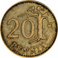 Финляндия 20 пенни 1971 год