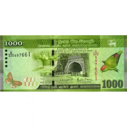 Шри-Ланка 1000 рупий 2019 год - UNC