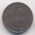 Франция 2 сантима 1911 год