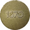 Настольная медаль Ленин. Lenin. 1870