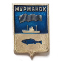 Значок Мурманск. Герб. Батумская серия