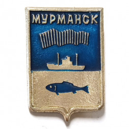 Значок Мурманск. Герб. Батумская серия