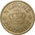 Дания 1/2 кроны 1940 год