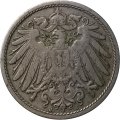 Германия 10 пфеннигов 1900 год (J)