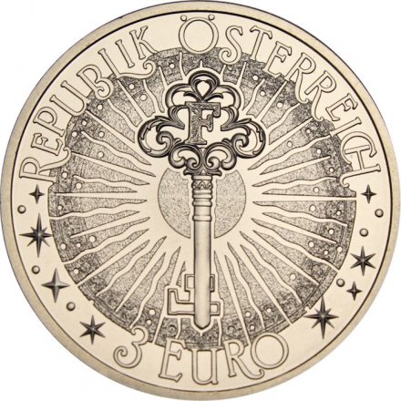 Австрия 3 евро 2025 год - Фантастические Мифические существа - Тролль