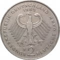 ФРГ 2 марки 1985 год - Курт Шумахер, 30 лет Федеративной Республике (1949-1979) - D