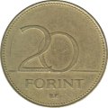 Венгрия 20 форинтов 1996 год