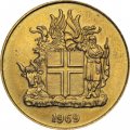 Исландия 1 крона 1969 год