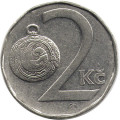 Чехия 2 кроны 1993 год