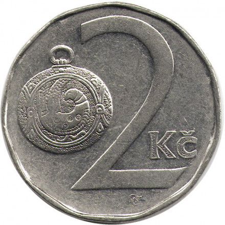Чехия 2 кроны 1993 год