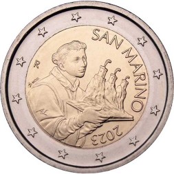 Сан-Марино 2 евро 2023 год - Святой Марин