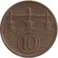 Чехословакия 10 геллеров 1937 год