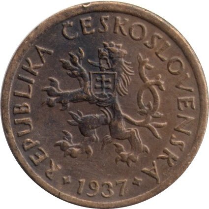 Чехословакия 10 геллеров 1937 год