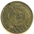 Бельгия 1 франк 1981 год BELGIE