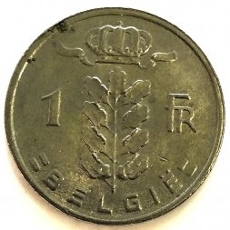 Бельгия 1 франк 1981 год BELGIE