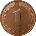ФРГ 1 пфенниг 1988 год (J)