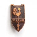 Значок Рига. Riga. Тяжелый, булавка