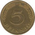 ФРГ 5 пфеннигов 1984 год (G)
