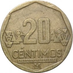 Перу 20 сентимо 2012 год