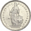 Швейцария 1/2 франка 2008 год