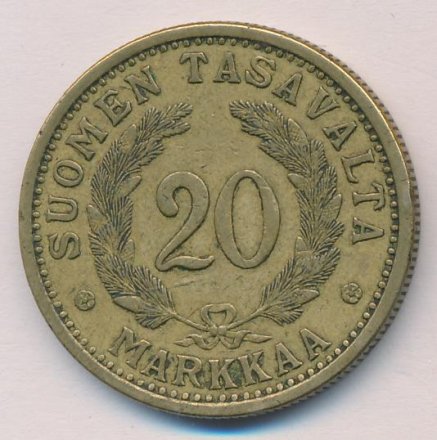 Финляндия 20 марок 1935 год