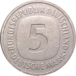 ФРГ 5 марок 1993 год - J