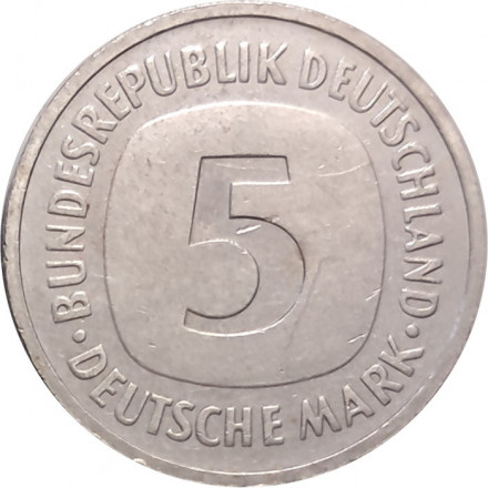 ФРГ 5 марок 1993 год - J