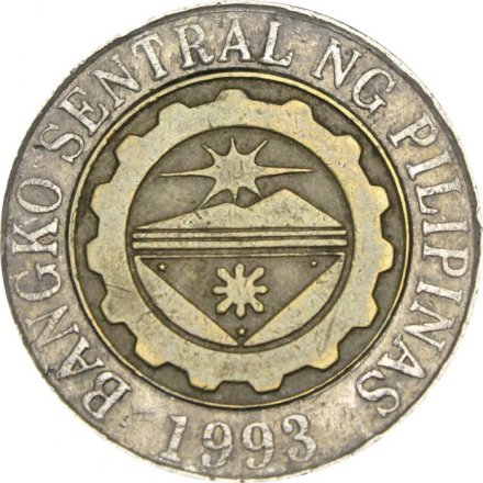 Филиппины 10 песо 2005 год Мабини и Бонифасио