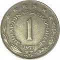 Югославия 1 динар 1977 год