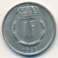 Люксембург 1 франк 1968 год - Великий герцог Жан