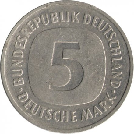 ФРГ 5 марок 1984 год (D)