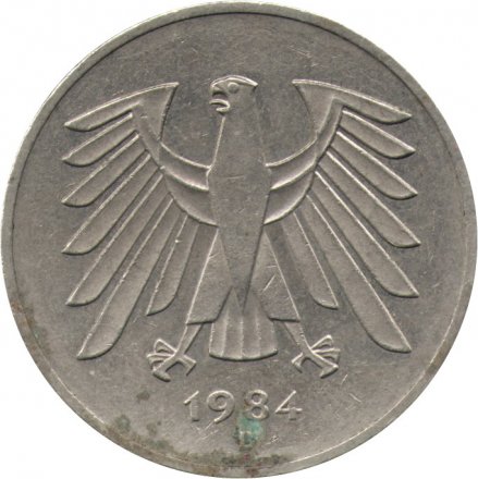 ФРГ 5 марок 1984 год (D)