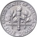 США 1 дайм (10 центов) 2005 год - Франклин Рузвельт (D)