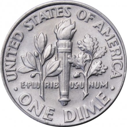 США 1 дайм (10 центов) 2005 год - Франклин Рузвельт (D)